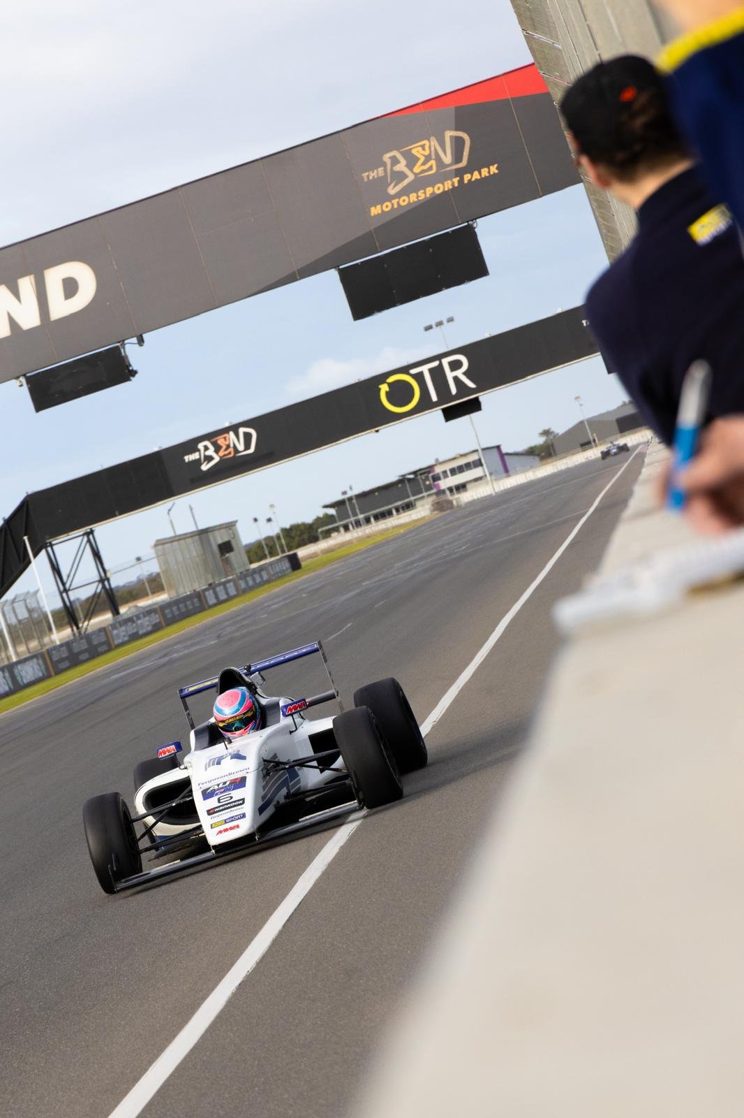 F4 Racing at the Bend racetrack