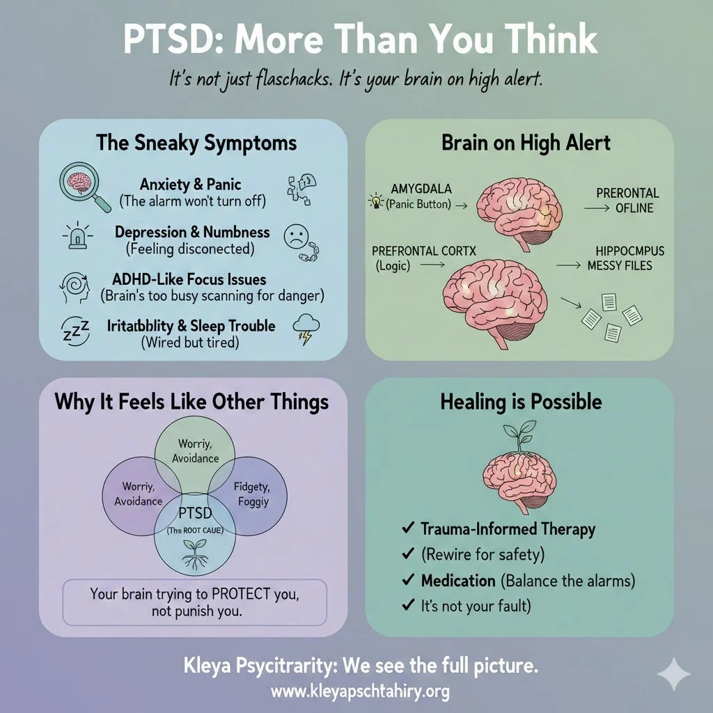 PTSD: Why It Can Feel Like Anxiety, Depression, or Something Else Entirely