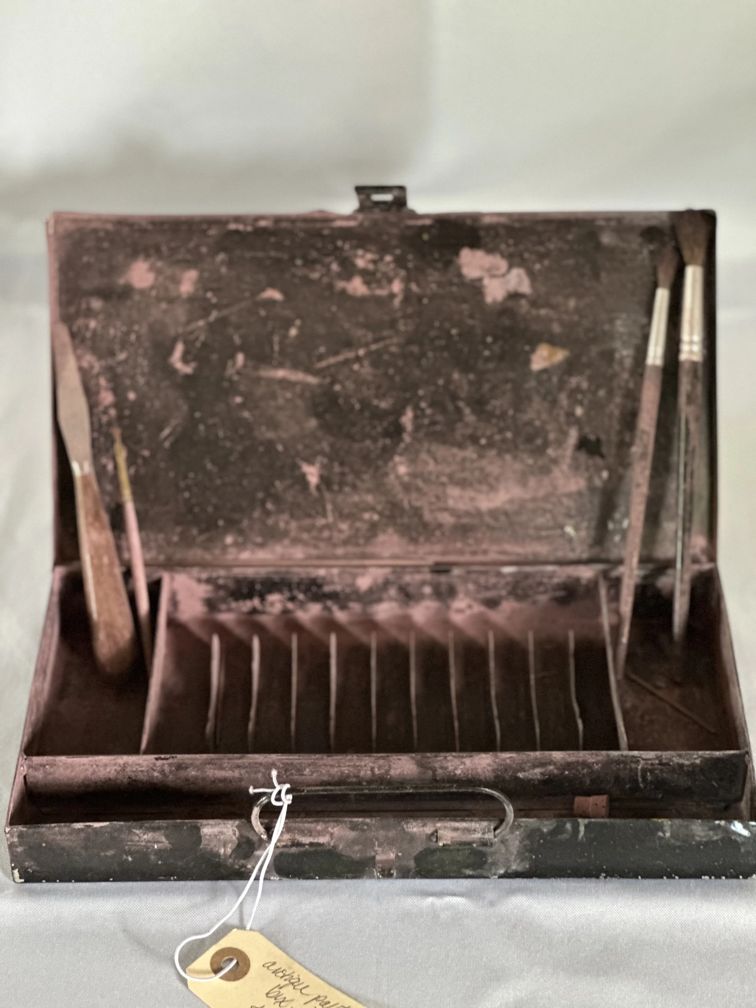 Antique Metal Artist Box