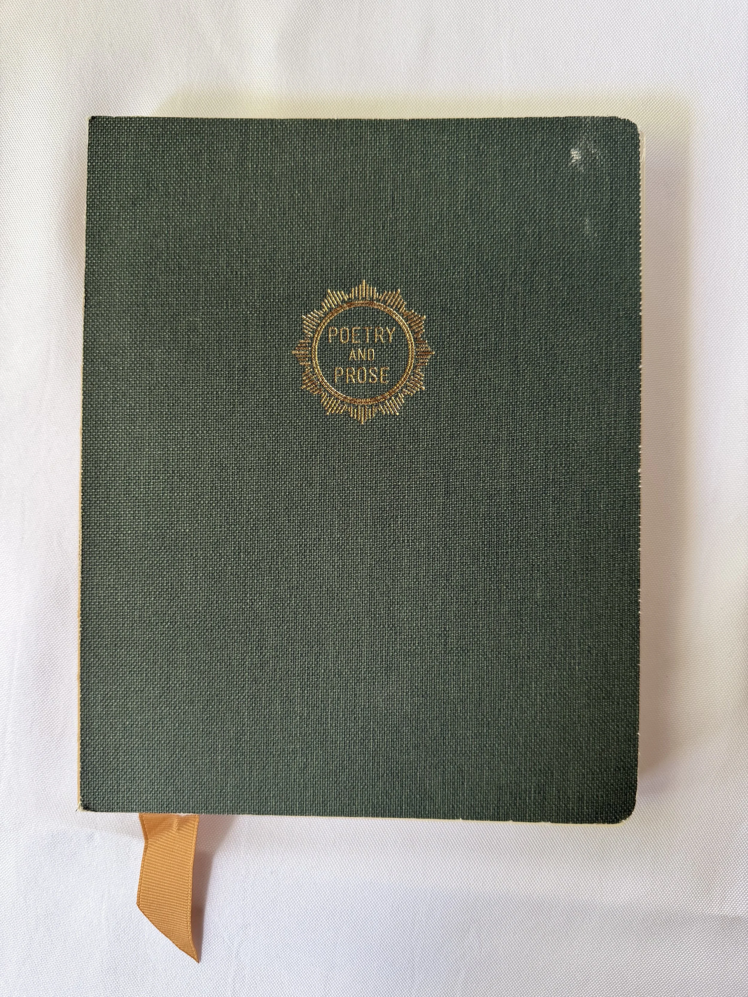 Poetry and Prose exposed binding notebook journal