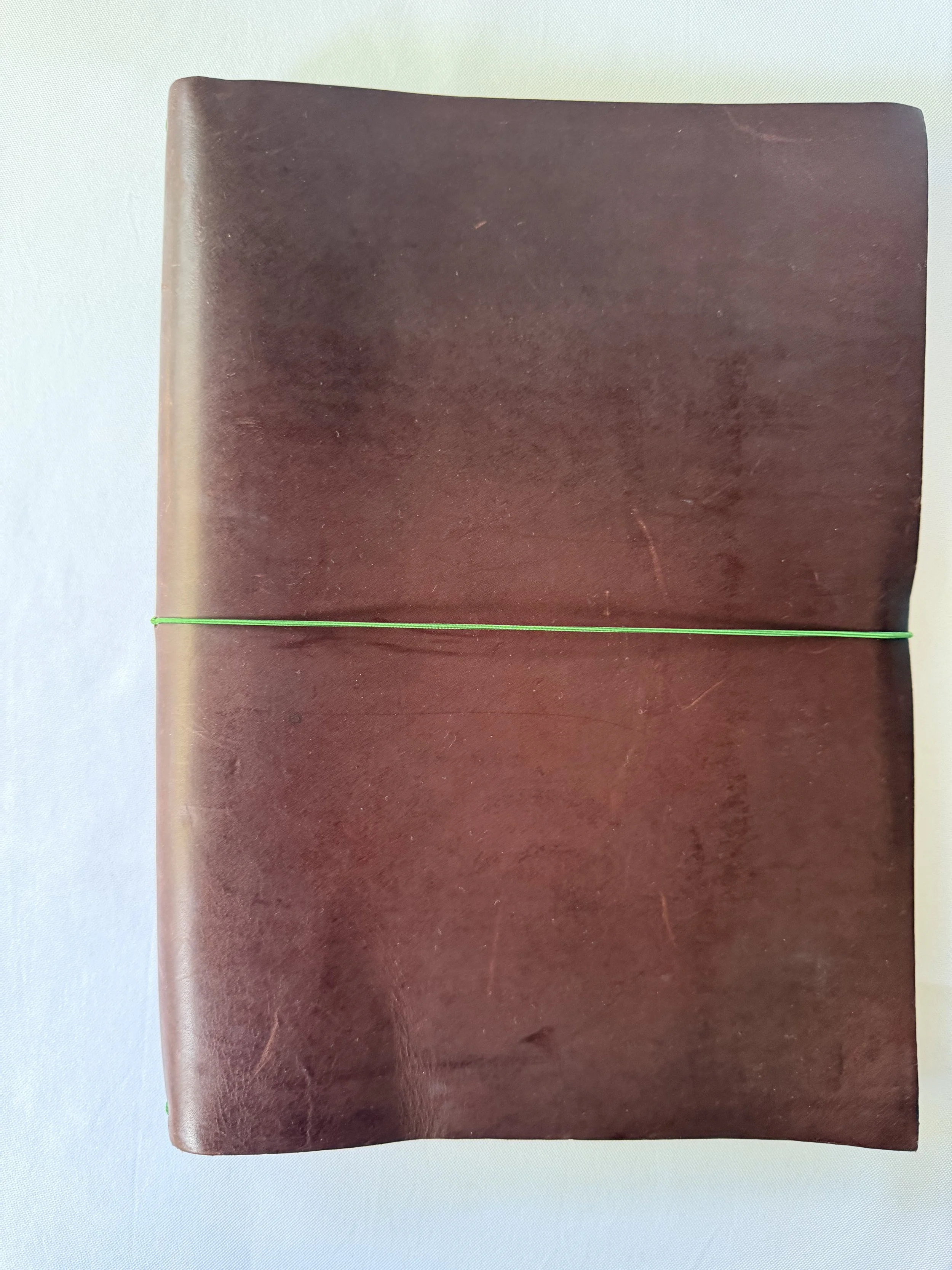 Large Leather Artist Journal Notebook