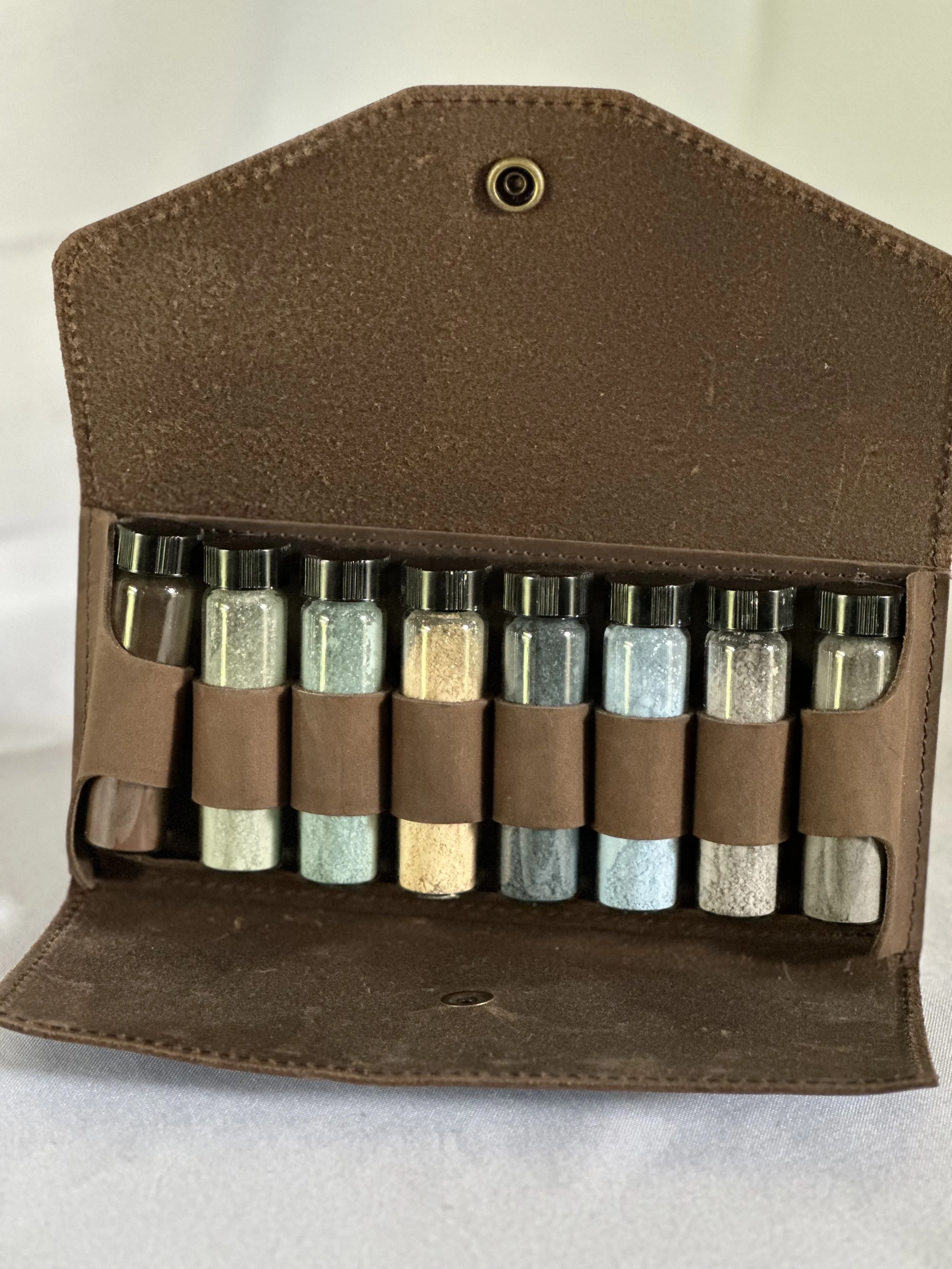Italian Pure Pigment Set in Leather Case