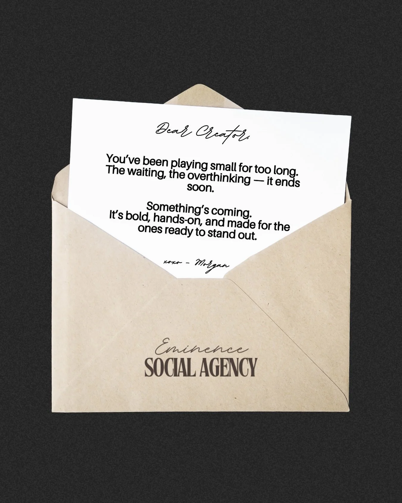 Something BIG is coming 👀

If you&rsquo;re serious about scaling your brand, growing your business, and finally standing out in your niche &mdash; this is the one you don&rsquo;t want to miss.

Turn your post notifications ON 🔔 because I&rsquo;ll b