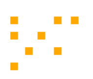 A pattern of randomly arranged yellow squares on a white background.