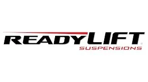 ReadyLift Suspensions logo in black and red text.
