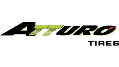 Arturo Tires logo with black and green stylized text and a red accent.