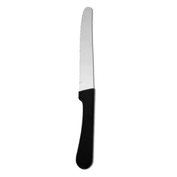 Black Handle Steak Knife
