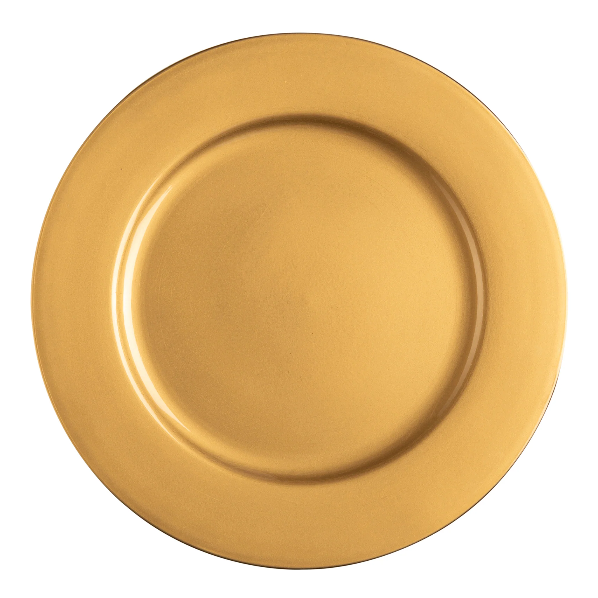 Classic Gold Acrylic Charger Plate