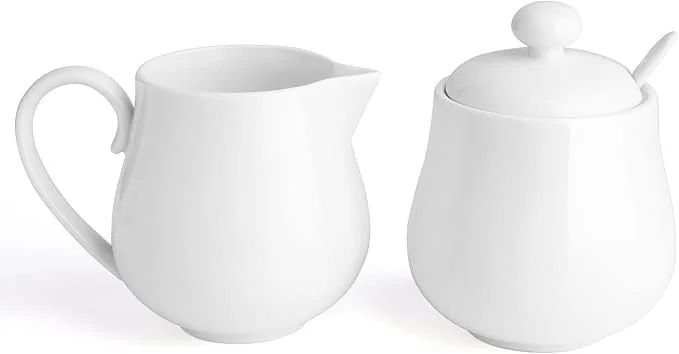 12 Ounce Porcelain Sugar and Creamer Set