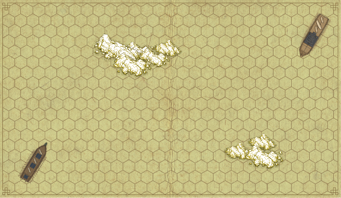 Scenario 4 - The Duel. Settle matters with an enemy captain. With cannon.