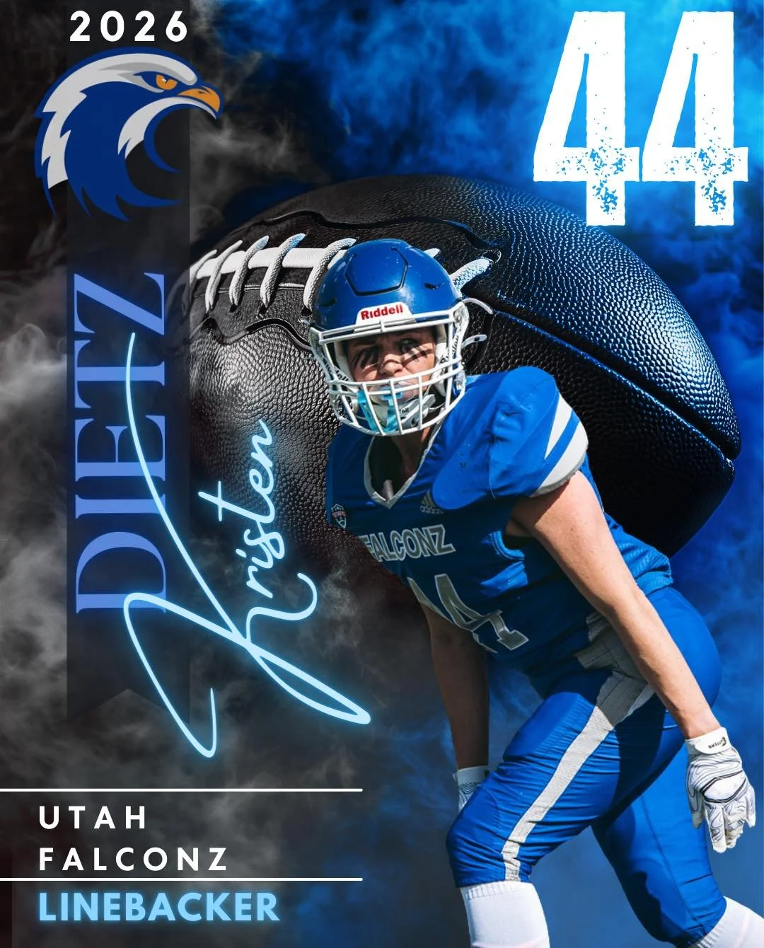 Meet Kris #44 &bull; LB

West Jordan local, digital product manager, and mom of two, heading into her second season with the Falconz.

Kris started playing football because she needed something that was hers. Balancing a full-time career, motherhood,