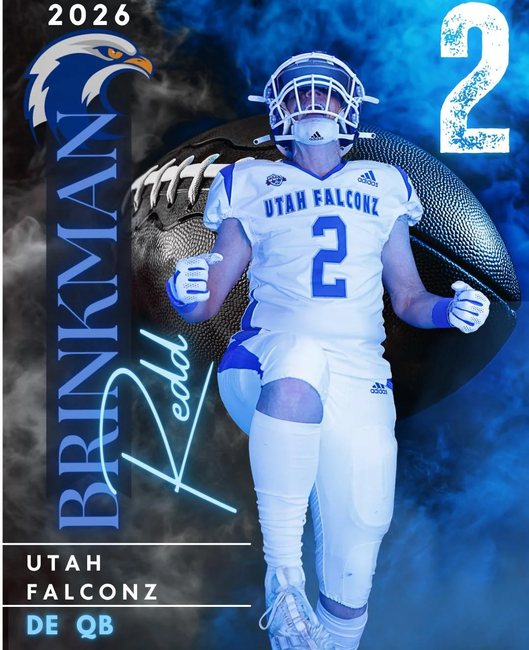 Meet Redd #2 &bull; DE / QB

Travel player based in Wildomar, California, University of Colorado alum, automotive restoration business owner, and four-year Falcon.

Redd started playing tackle football as a way to navigate chemotherapy, turning the g
