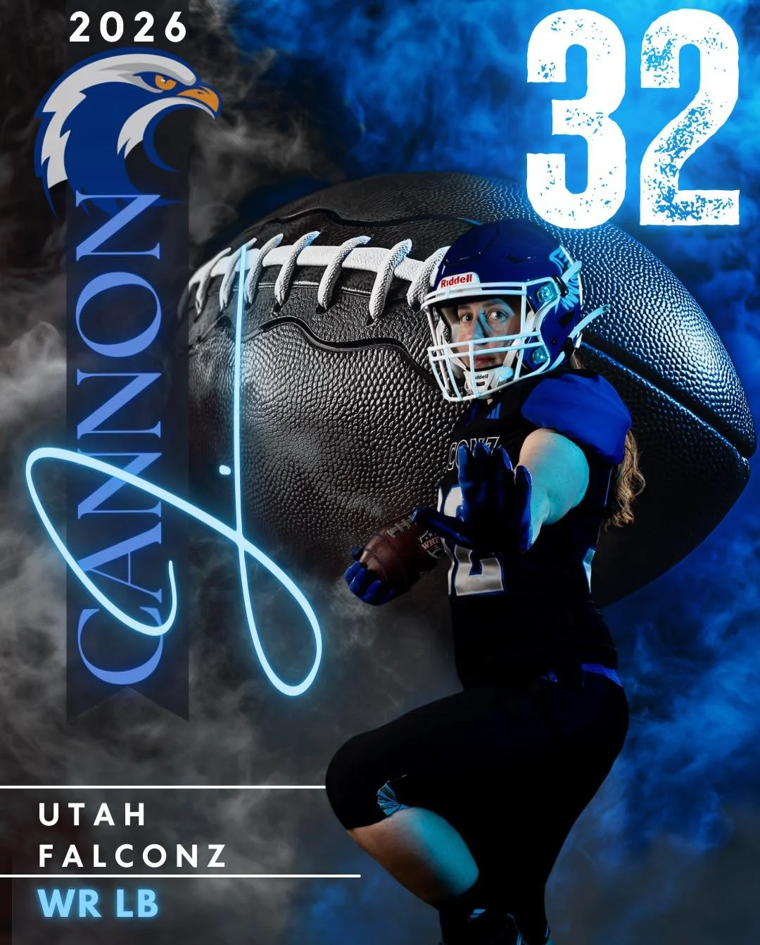 Meet Cannon #32 &bull; WR / LB and 4 year Falcon🦅

@wnfcfootball
#WNFC #WNFCFootball #StepYourGameUp #FootballLooksLikeThis #BuiltDifferent #HerGame #StrongerTogether #Utah  #WomensTackleFootball #UtahFalconz #FalconzFamily #WingzUp #UtahSports  #Wo