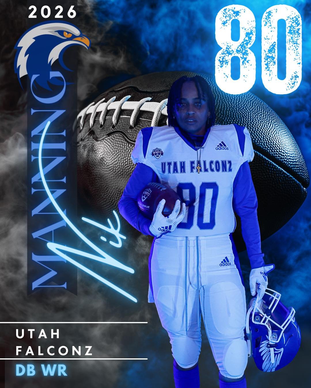 Meet Nik #80 &bull; DB / WR

Travel player from Los Angeles, mental health and crisis response professional, and a two-year Falcon.

Nik fell in love with football 18 years ago, and the game has shaped who she is both on and off the field. Through li