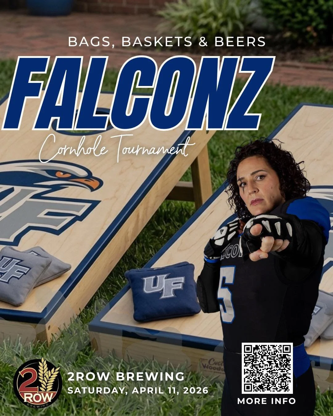 REMINDER! This Falconz Fundraiser is going down TOMORROW and you don&rsquo;t want to miss it🦅

We&rsquo;re taking over the afternoon at 2Row Brewing! Competition, community, and a whole lot of fun. Every dollar goes straight to supporting the Falcon