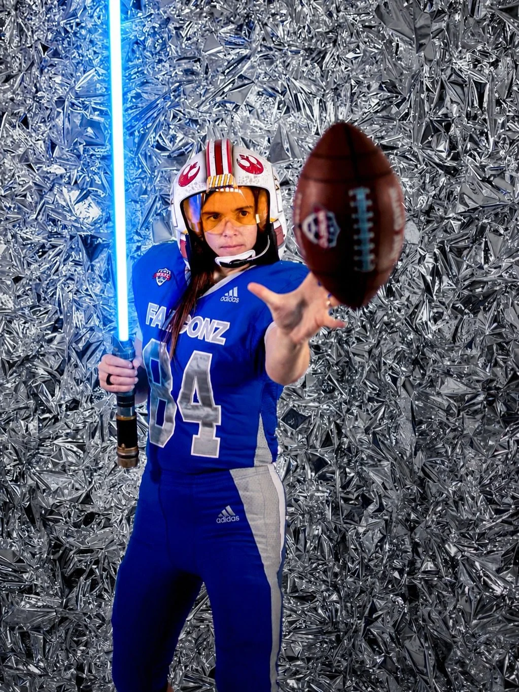 Strong with the Force. Stronger on the field.⭐️
#MayThe4thBeWithYou

@wnfcfootball
#WNFC #WomensTackleFootball #May4th #StarWars