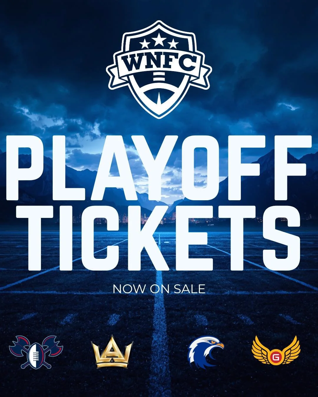 🔥 PLAYOFF TICKETS ON SALE NOW 🔥

This is the postseason. Every snap, every drive, every play means more.

🎟️ Don't wait, grab your tickets now while early bird ticket prices are LIVE! Grab your weekend pass or day tickets before prices go up! Get 