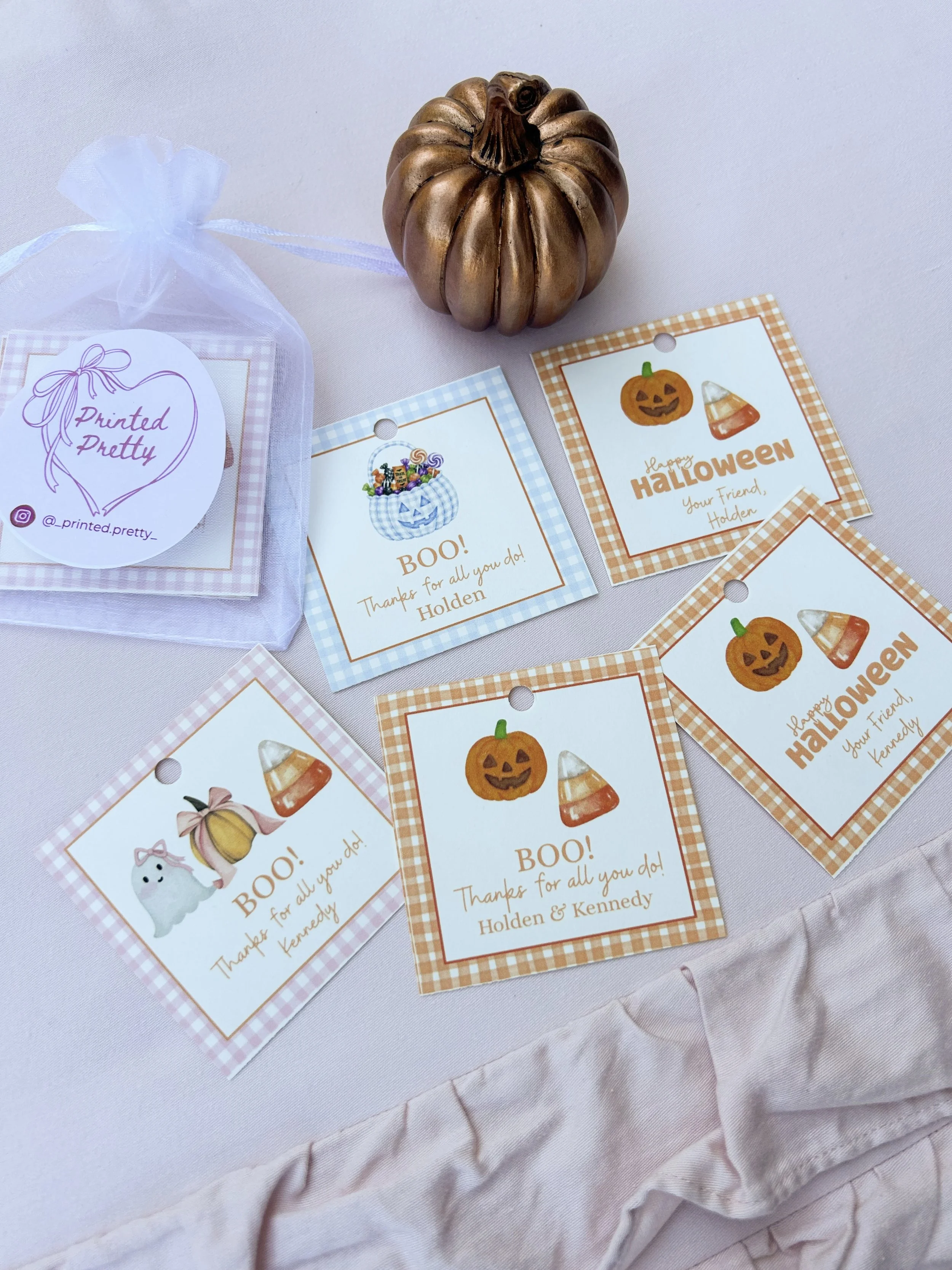 Mix & Match Halloween Gift Tags! 🎃👻