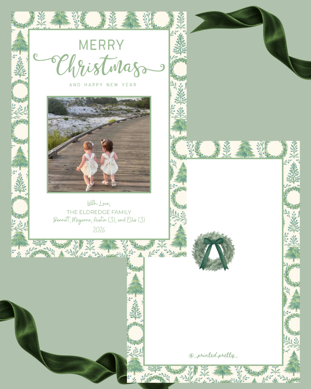 Evergreen Christmas Card