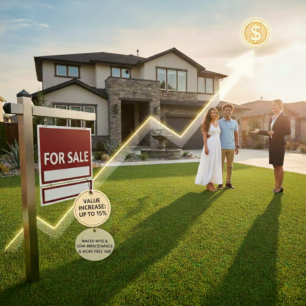 🏡 The Evergreen Investment: How Artificial Turf Significantly Boosts Your Home’s Value.