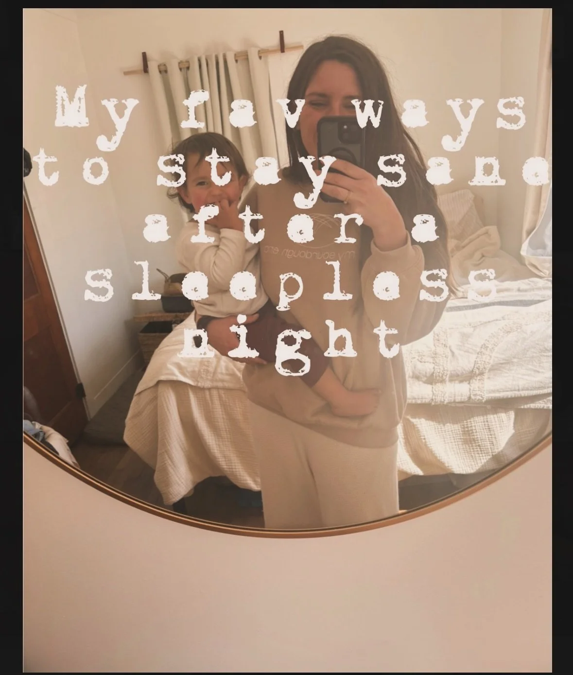 Tbh things like grounding, gentle exercise, &amp; sunlight on my eyes help IMMENSELY after a night of poor sleep, but the thing that&rsquo;s has helped the absolute most is just to realize it&rsquo;s OKAY to be tired. It&rsquo;s okay to have a harder