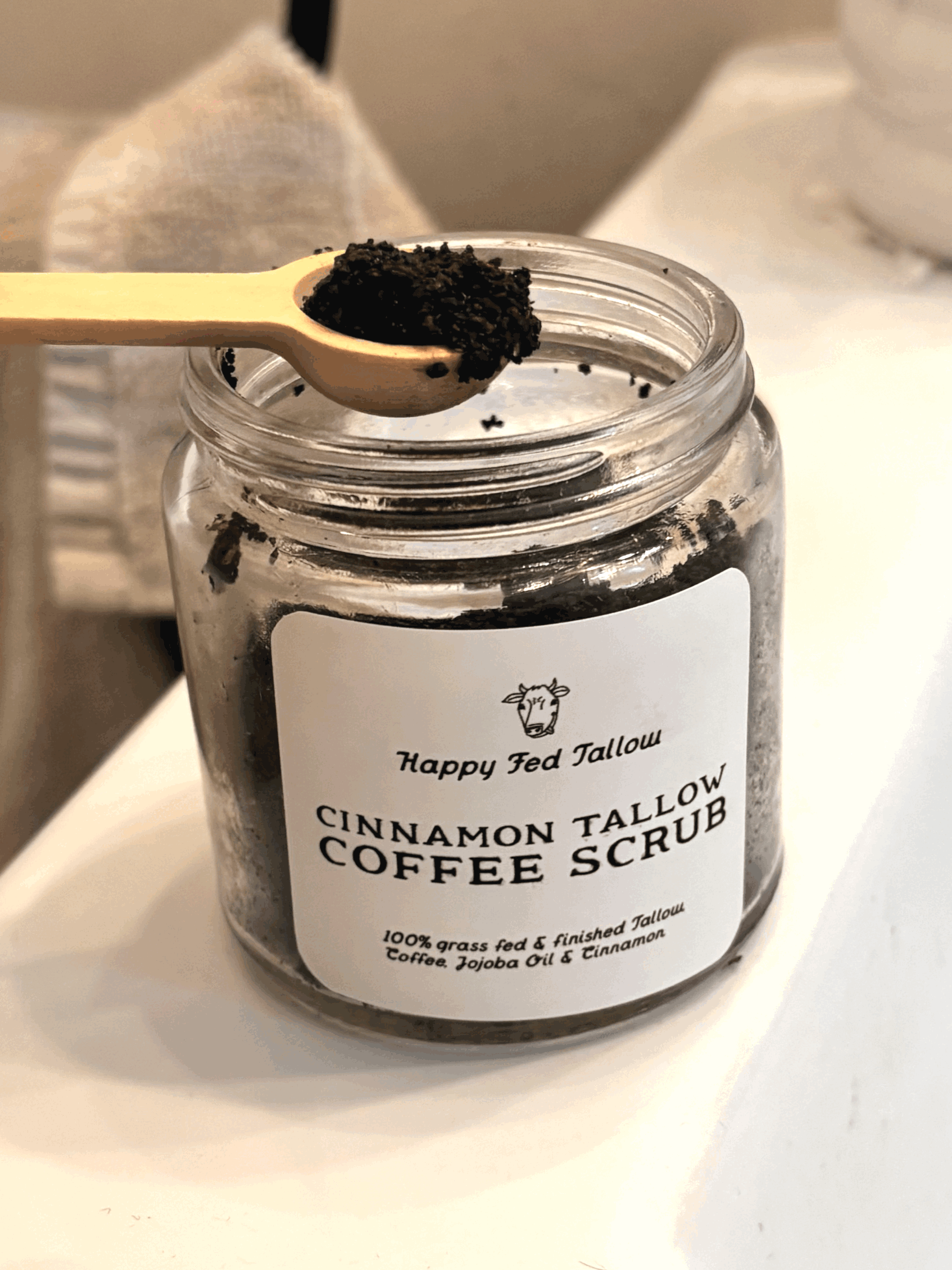 Tallow Coffee Scrub