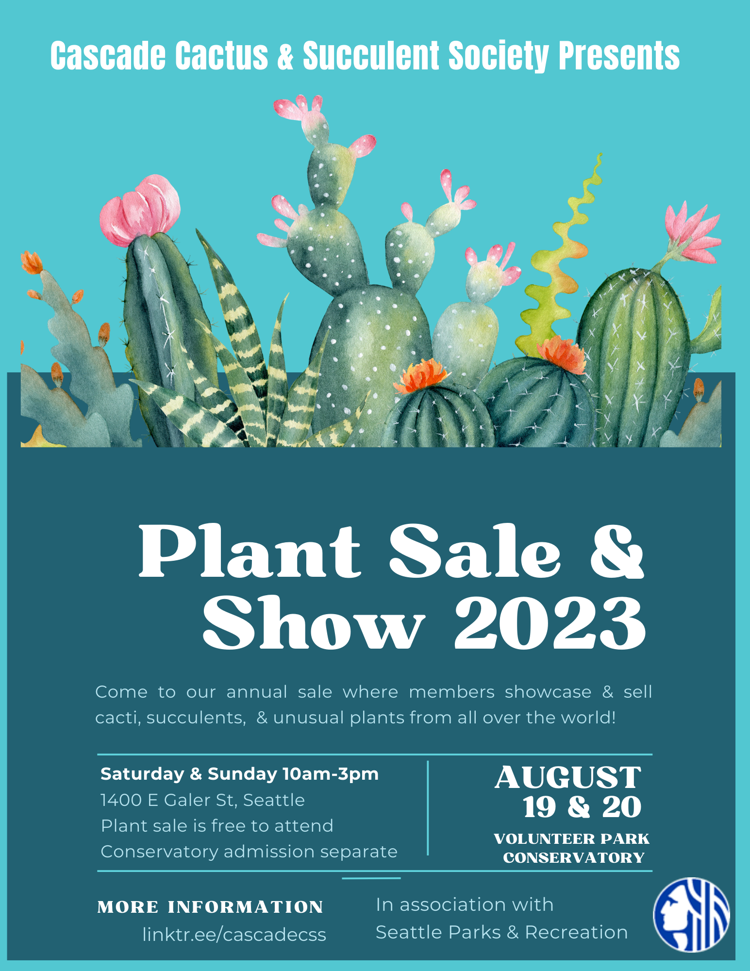 Cascade Cactus and Succulent Society Plant Sale & Show 2023
