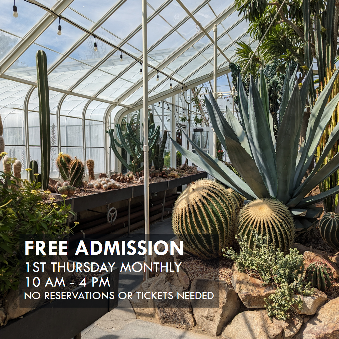 Free Conservatory Admission - 1st Free Thursday