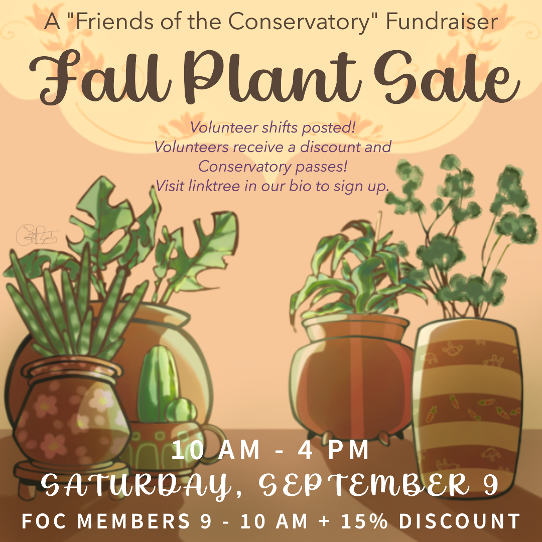Friends of the Conservatory's Fall Plant Sale