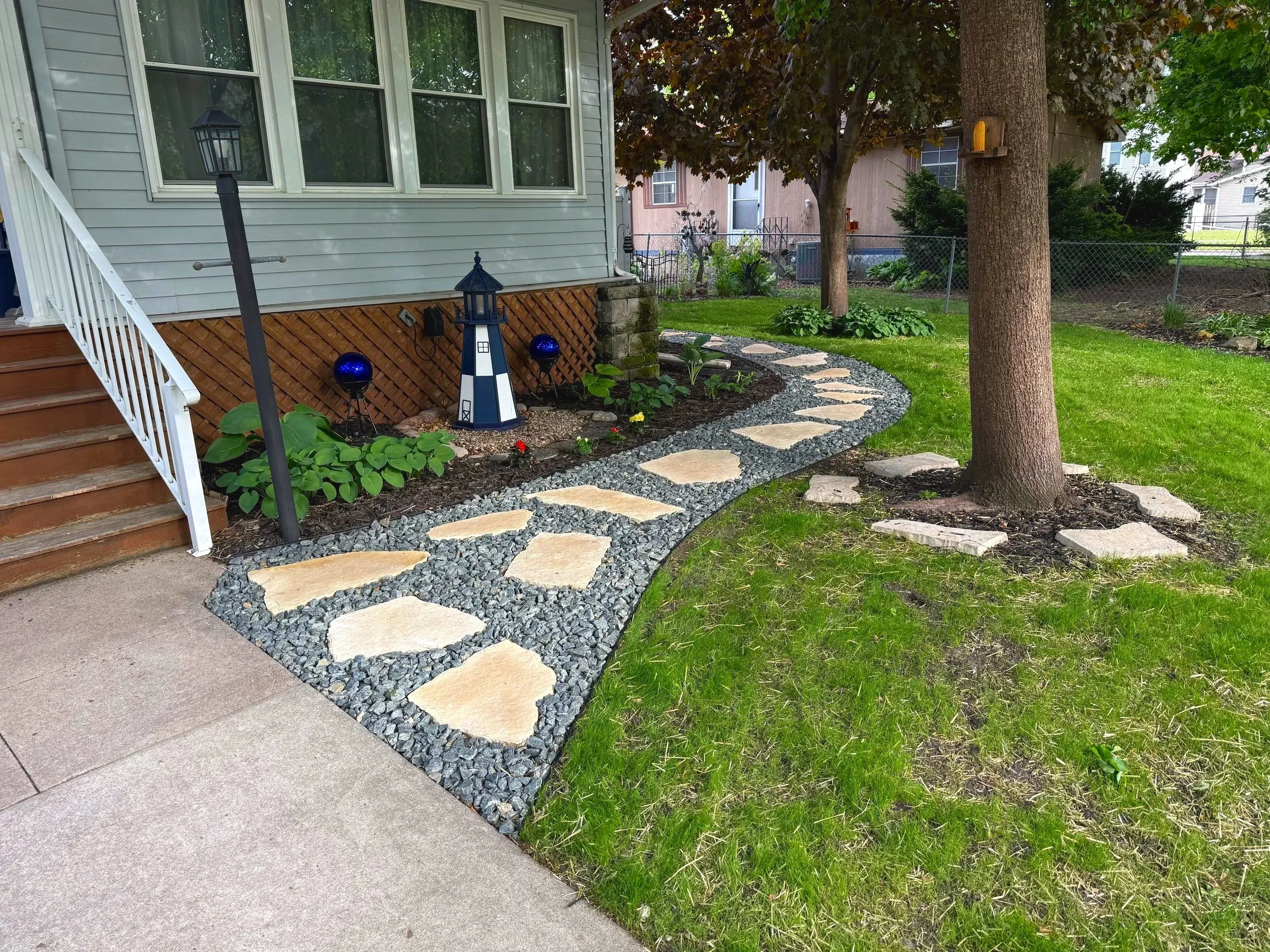 Limestone walk path 