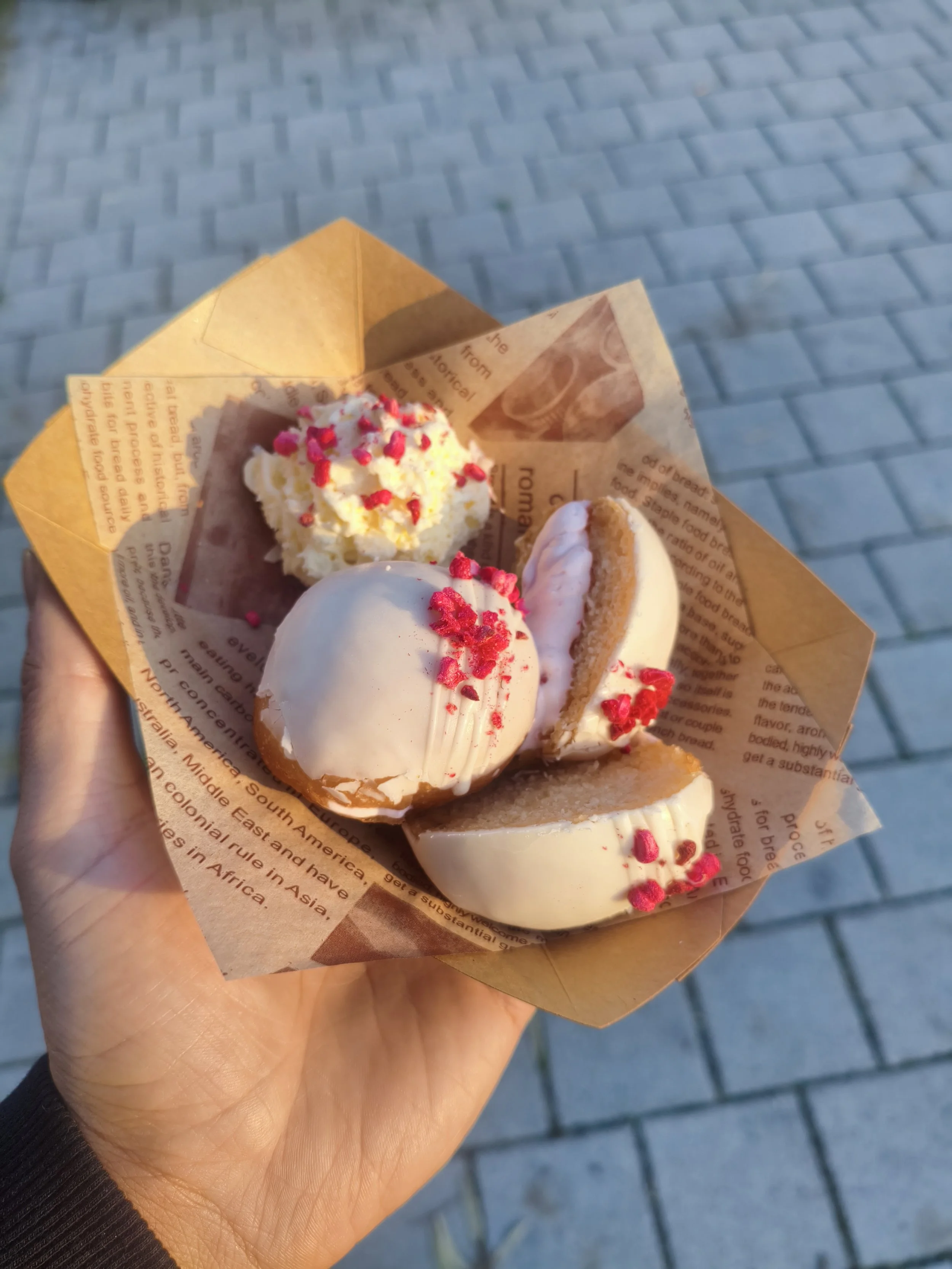 Raspberry White Choc