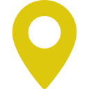 Yellow map pin icon