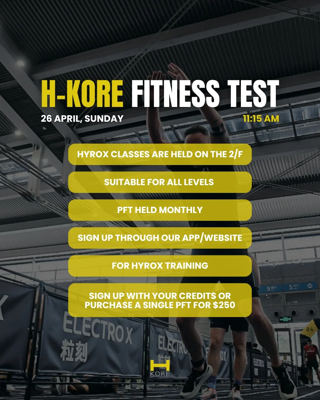 Stop guessing, start progressing. ⏱️🔥

The PFT isn&rsquo;t just a workout; it&rsquo;s your benchmark. Whether you&rsquo;re training for HYROX or just want to see what you&rsquo;re made of, this is where you find your baseline. Don't leave your race 