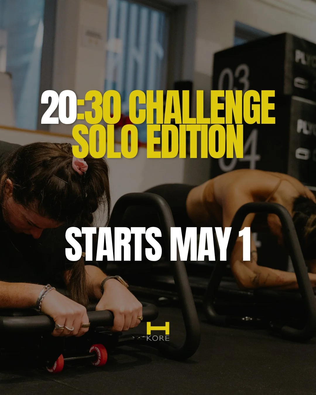 The countdown is officially ON.
In exactly 7 days, we kick off the H-Kore 20:30 Challenge, and the energy in the studios is already building!

Are you ready to commit to 20 classes in 30 days? This is your final week to get your schedule in order, ra