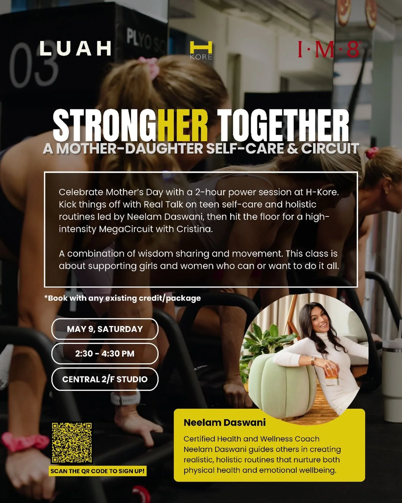 Celebrate the power of connection this Mother&rsquo;s Day with an afternoon designed to nourish both mind and body, with @neelampurehealth

Real Talk: Start with an insightful session on teen self-care, sleep, nutrition and simple breath work led by 