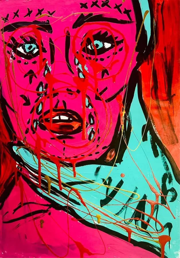 Riki Razo, "Untitled". 13 x 19 inches. Contact: rikirazoart@gmail.com