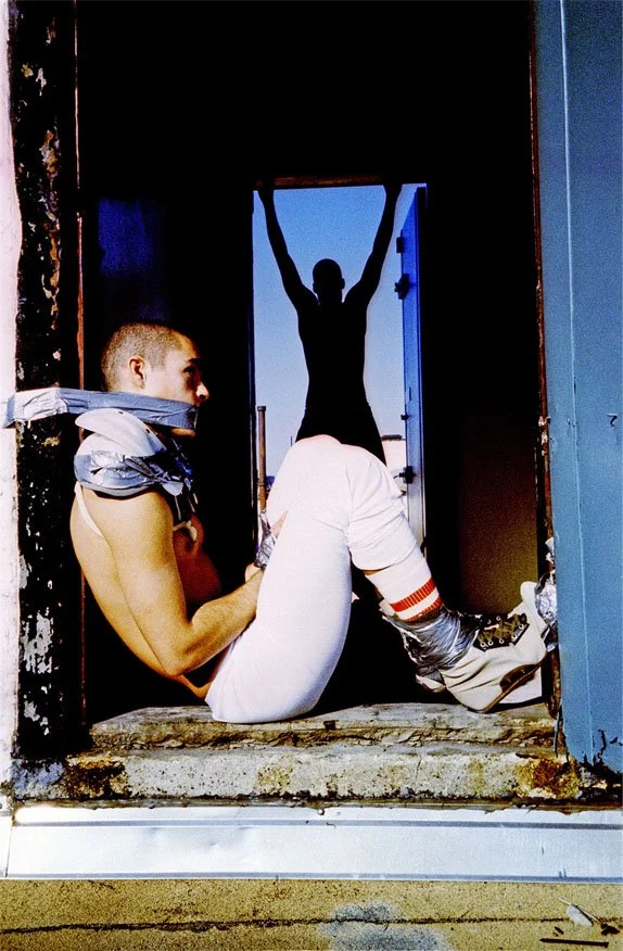 Slava Mogutin, "Duct-Taped (Josh & Scott)" NYC, 2003. Archival C-print. 12 x 18 inches. Edition of 5. Contact: slava.mogutin@gmail.com