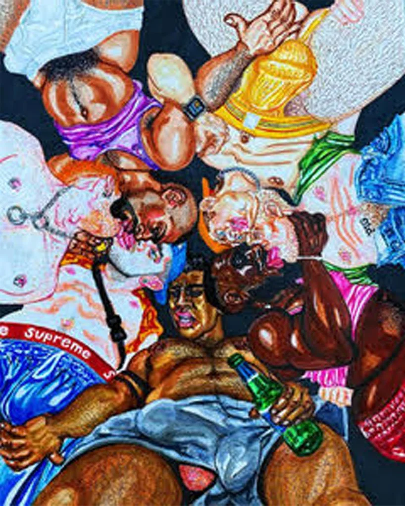 CUMPUG, "Boof" 2025. Mixed media (Acrylic, markers, ink, and colored pencil) on 160gsm. 9 x 12 inches. Contact: jrjpyne@gmail.com