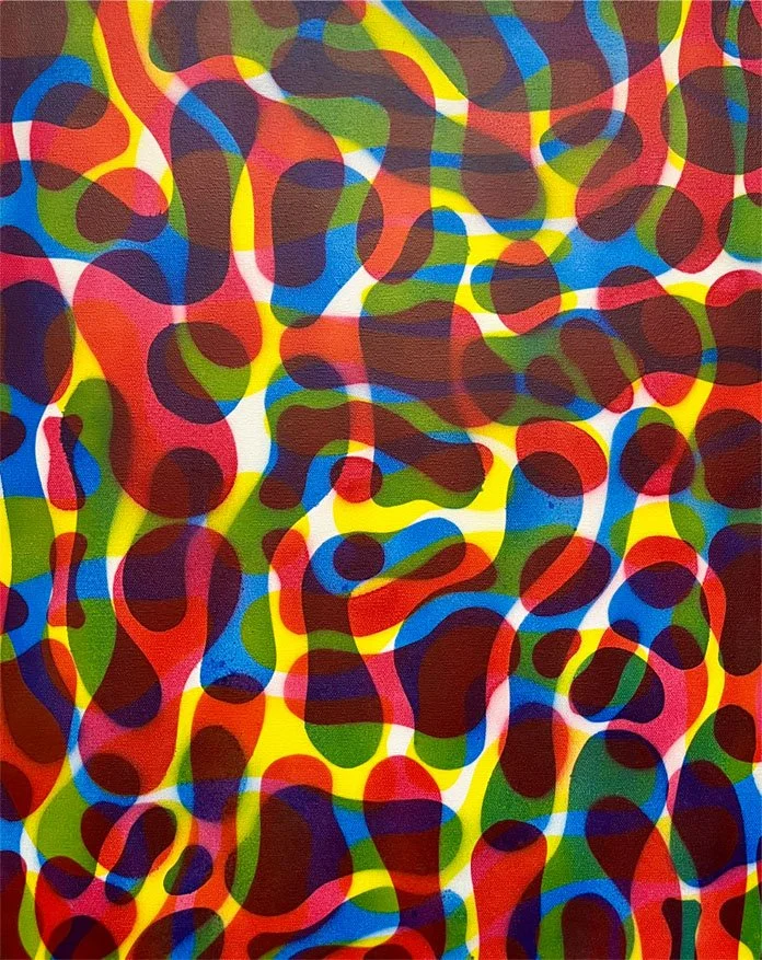 Henry Kramer, "Galen" 2025. Acrylic on canvas. 16 x 20 inches. Contact: henryjkramer@gmail.com