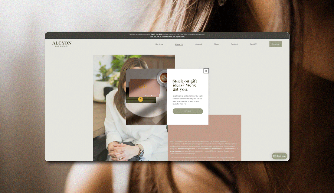 Multiple website builds shown across desktop and mobile views, showcasing responsive layouts, clean structure, and functional page flow.