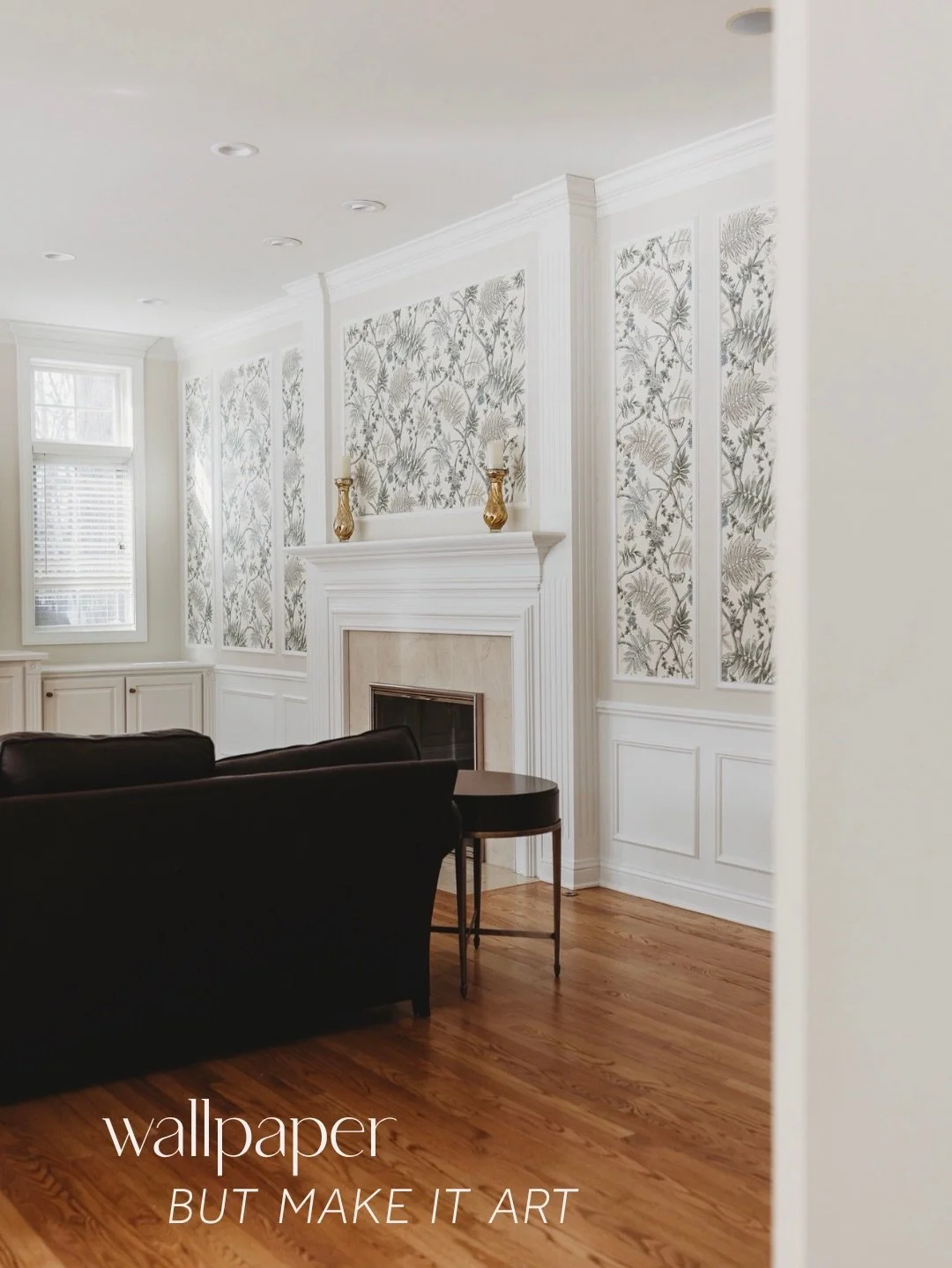 Big fan of fine art? Your walls can be, too. 

Wallpaper has a way of turning a room into a gallery, working together with picture moulding to offer a heightened sense of sophistication. 

In addition to selecting a pattern, we can help you decide yo