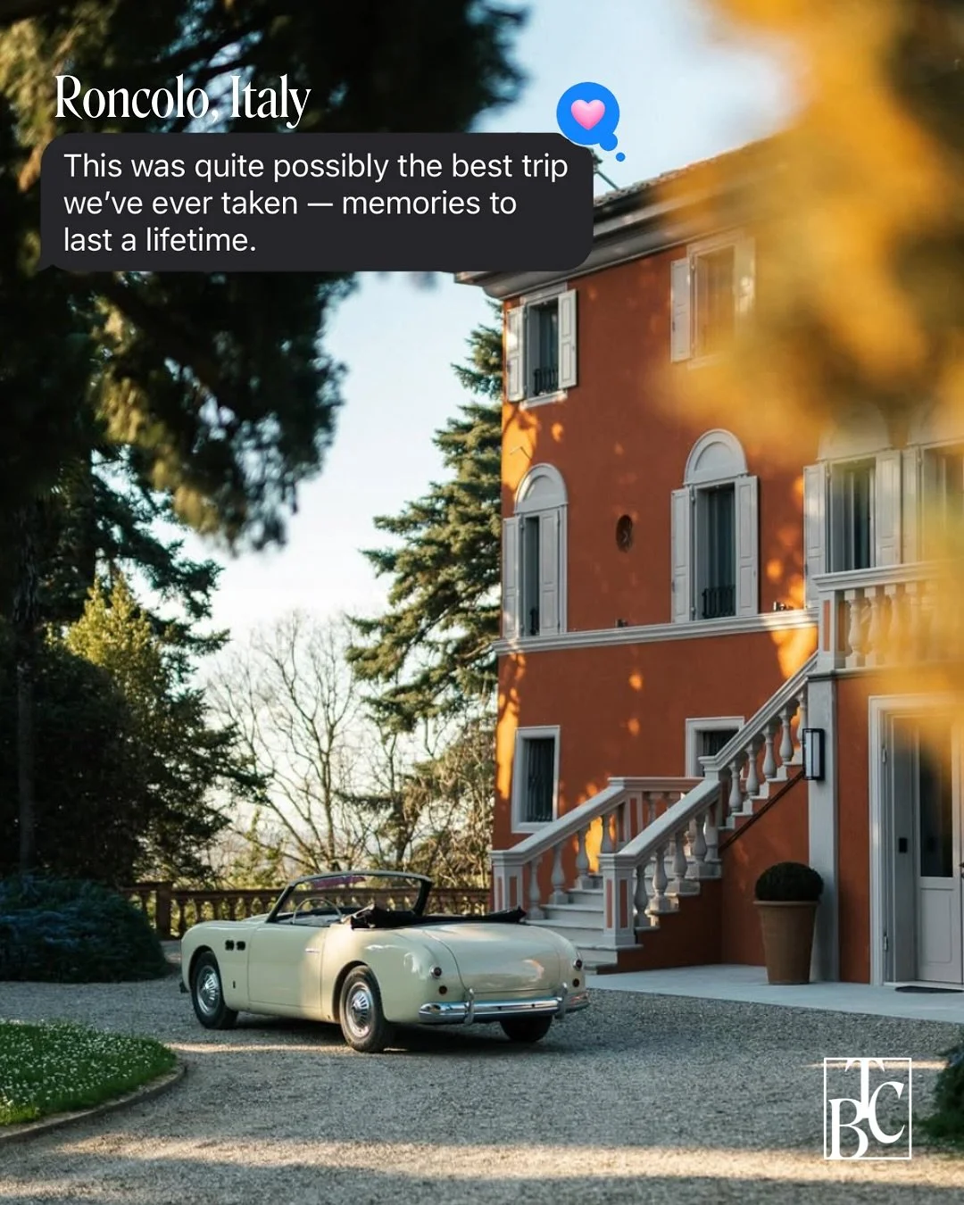 As always, I absolutely love hearing feedback from my clients. Knowing that your trip felt seamless, special, and thoughtfully curated means the world. Thank you for trusting BC with your travel plans!