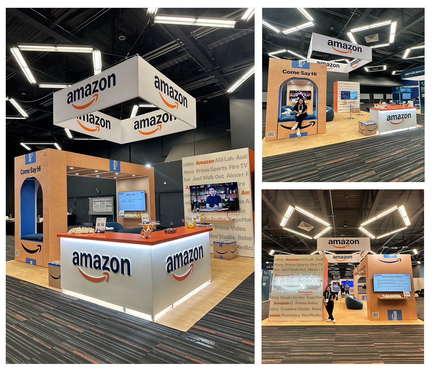 Amazon Tradeshow Booth at COLM Conference 2025