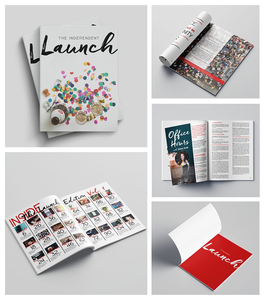 The Independent Vol. 1 "Launch" Magazine/Workbook Print Creative Direction and Design