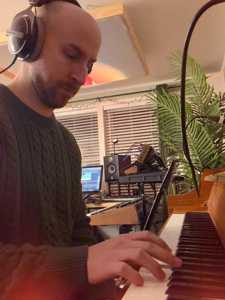 Finally recording one of my little tunes with the help of @southghost! Guitar, baritone, felty piano, and who knows what else&hellip;stay tuned 😊