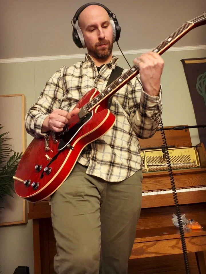 Laying down some background swelly guitar parts plus melty BGVs by @julesmrosa for my first real tune &ldquo;Leave It On The Table&rdquo;

The end is near! Excited to share it with you all soon!

Wouldn&rsquo;t be possible without renaissance man ext