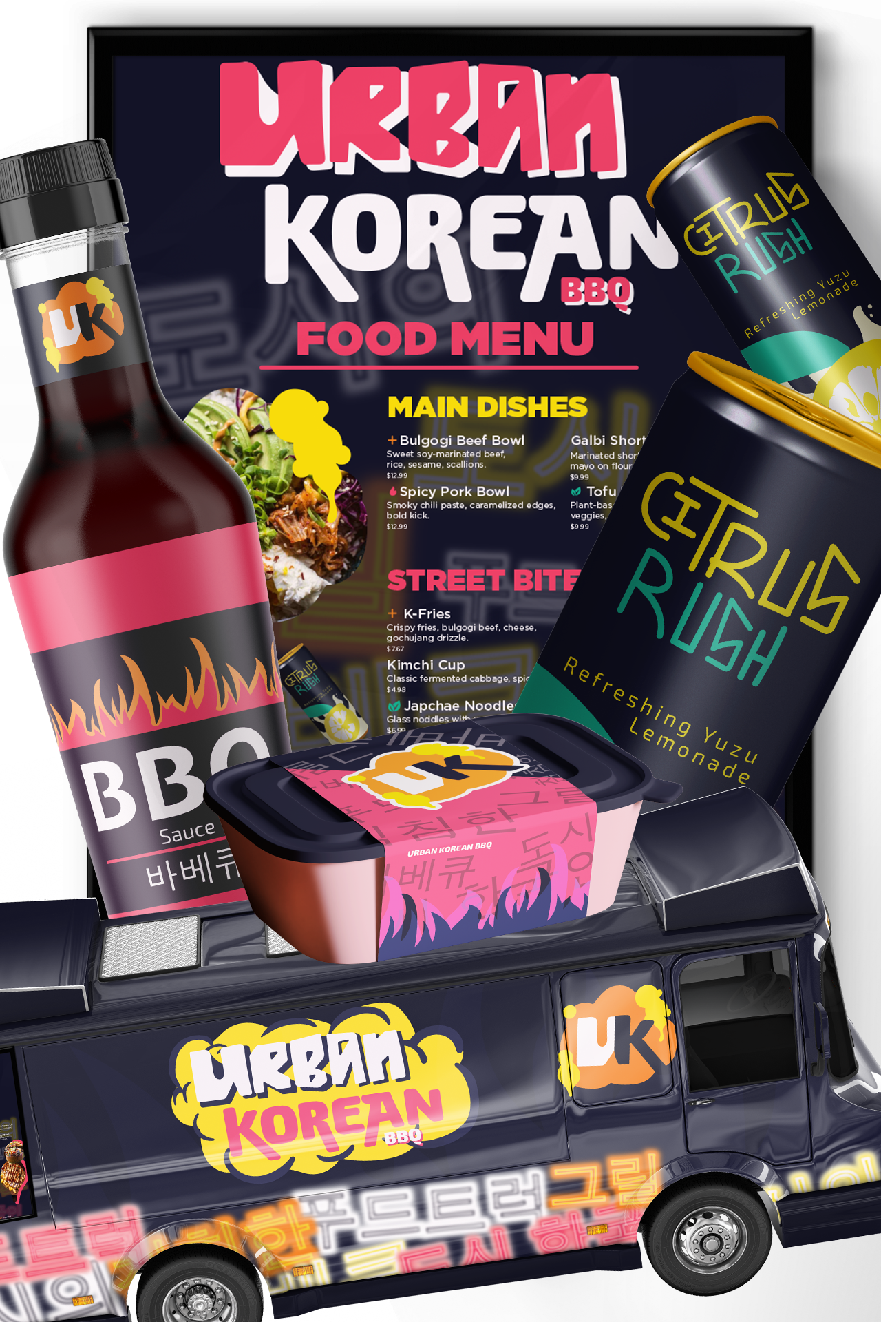 Urban Korean BBQ Food Truck Campaign