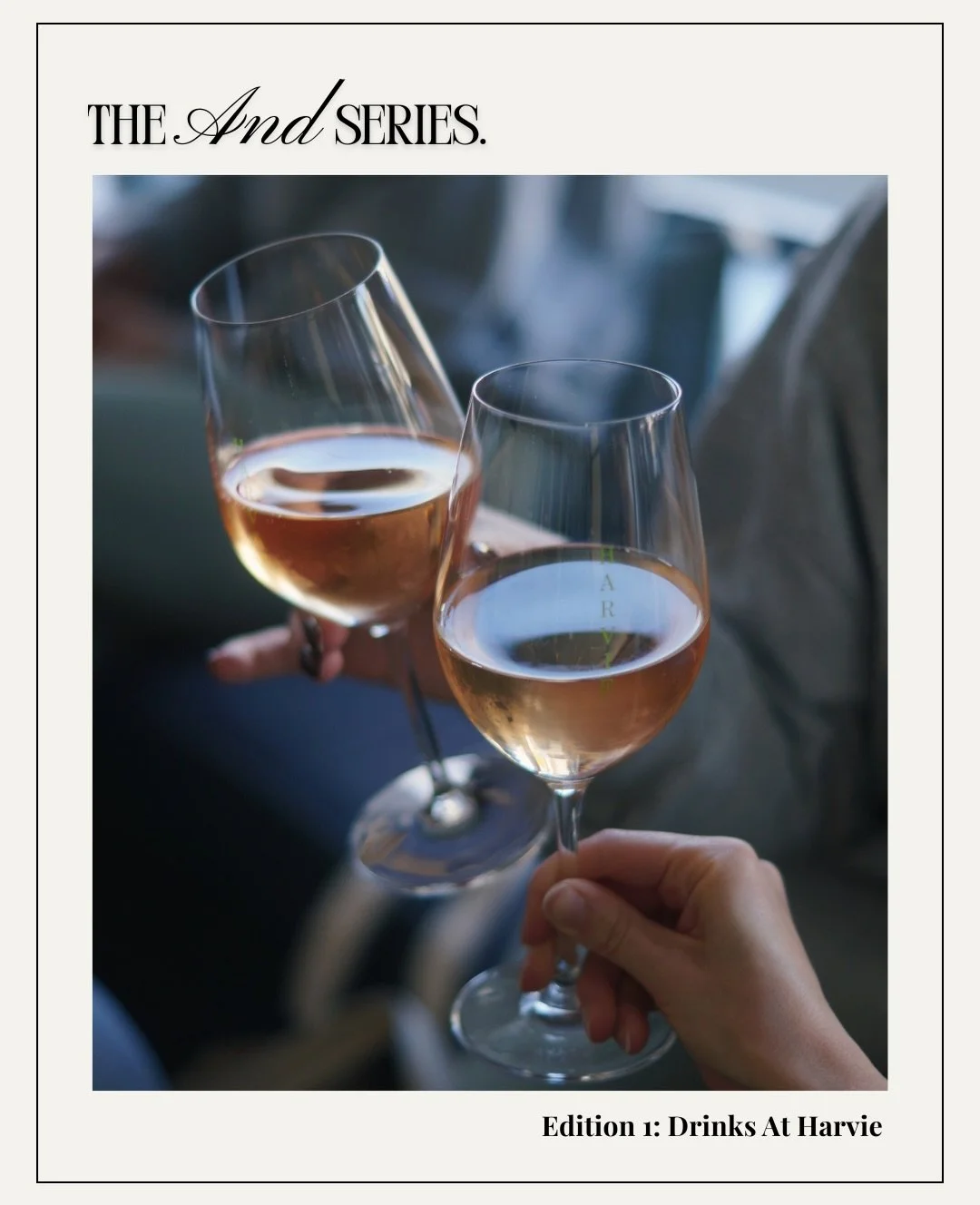 The And Series
Edition 1: Drinks at Harvie

Come and have a wine or a non alc with us next Thursday. This is your chance to catch up with people from The AP Club you might be missing and start making the most of your weekday nights. (Psssst: message 