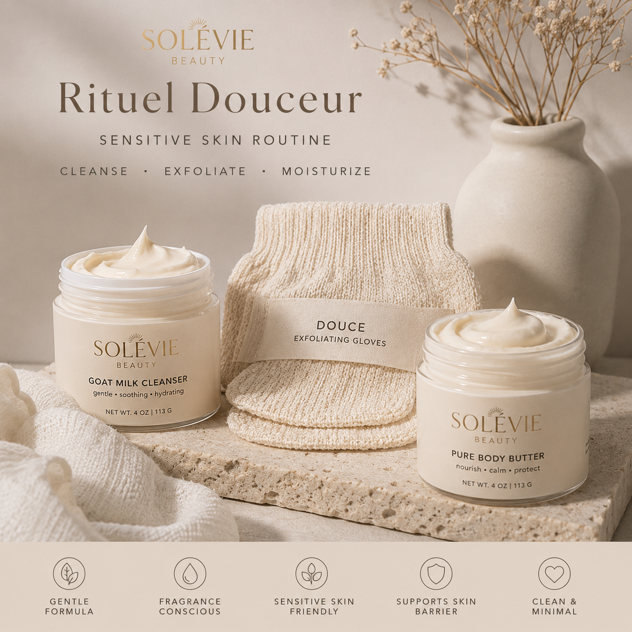 SENSITIVE SKIN ROUTINE — Rituel Douceur