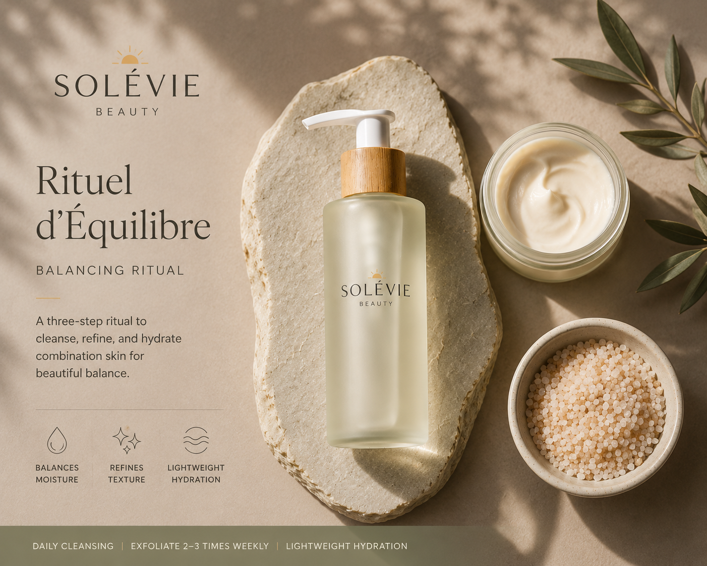 COMBINATION SKIN ROUTINE — Rituel d’Équilibre  (Balancing Ritual)